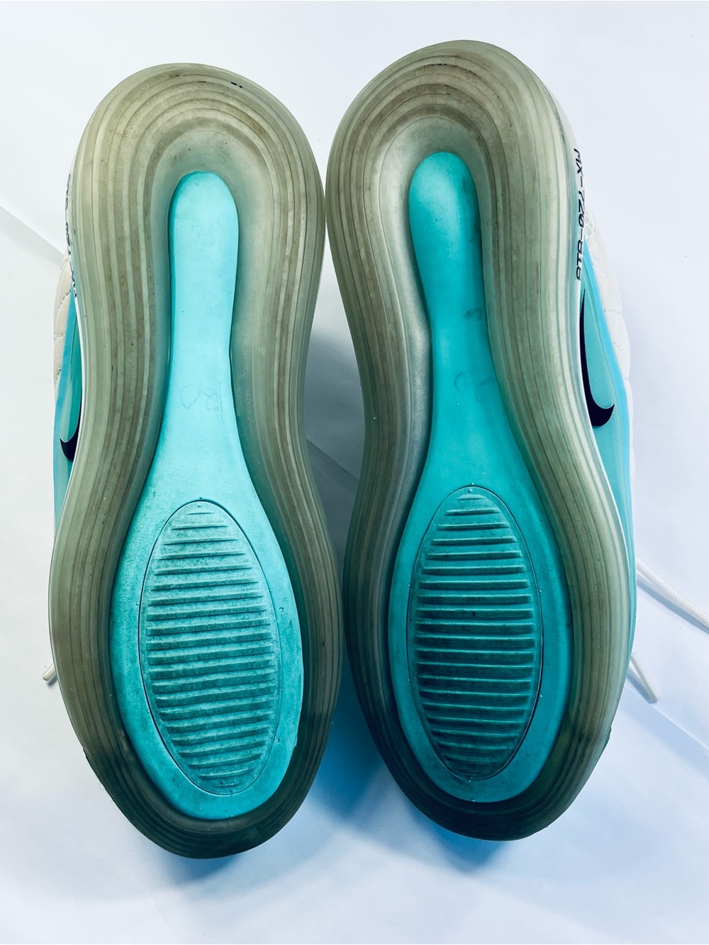 Nike Air Max MX-720-818 White Aqua Teal Platinum CK2607-001 Women’s 8.5 Sneakers - Picture 15 of 15